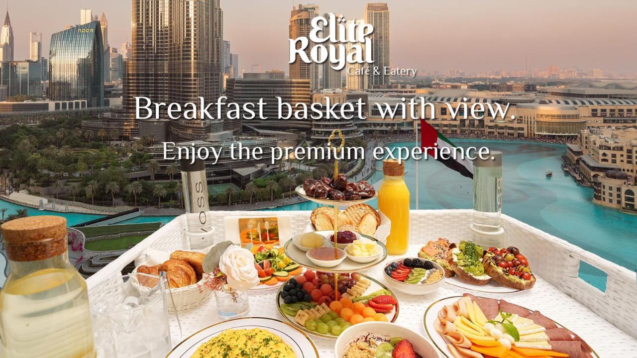Elite Royal Apartment - Full Burj Khalifa & Fountain View - Opal - 2 Bedrooms Plus 1 Open Bedroom Without Partition Dubai Exteriör bild