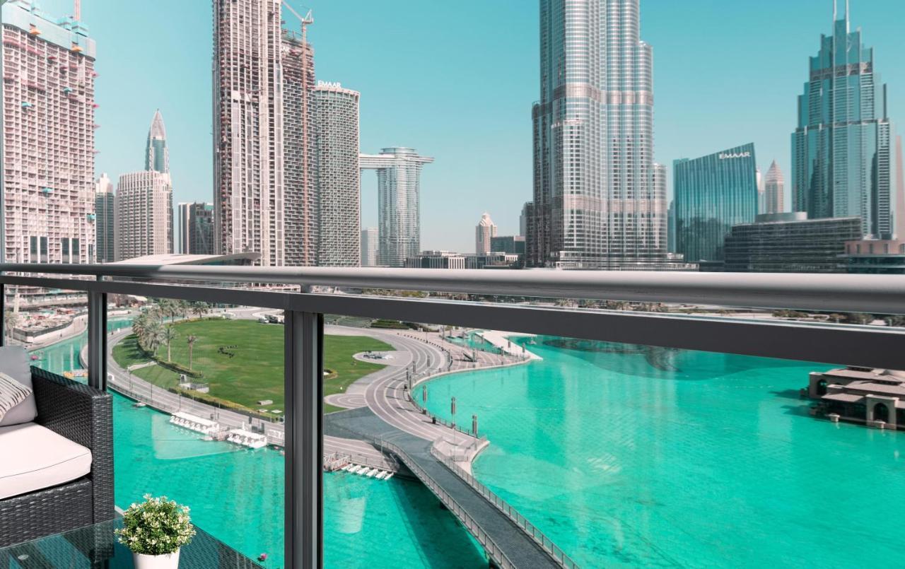 Elite Royal Apartment - Full Burj Khalifa & Fountain View - Opal - 2 Bedrooms Plus 1 Open Bedroom Without Partition Dubai Exteriör bild