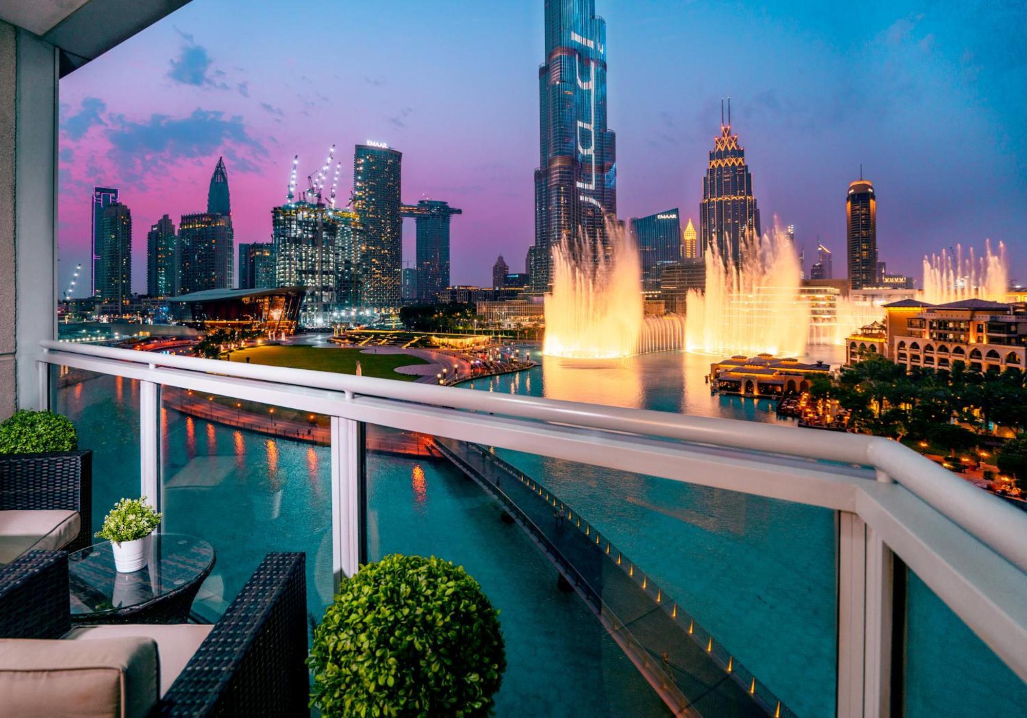 Elite Royal Apartment - Full Burj Khalifa & Fountain View - Opal - 2 Bedrooms Plus 1 Open Bedroom Without Partition Dubai Exteriör bild