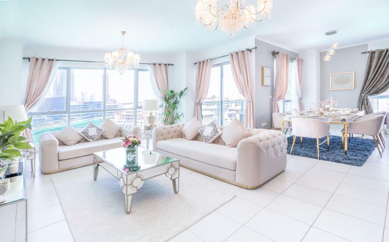 Elite Royal Apartment - Full Burj Khalifa & Fountain View - Opal - 2 Bedrooms Plus 1 Open Bedroom Without Partition Dubai Exteriör bild