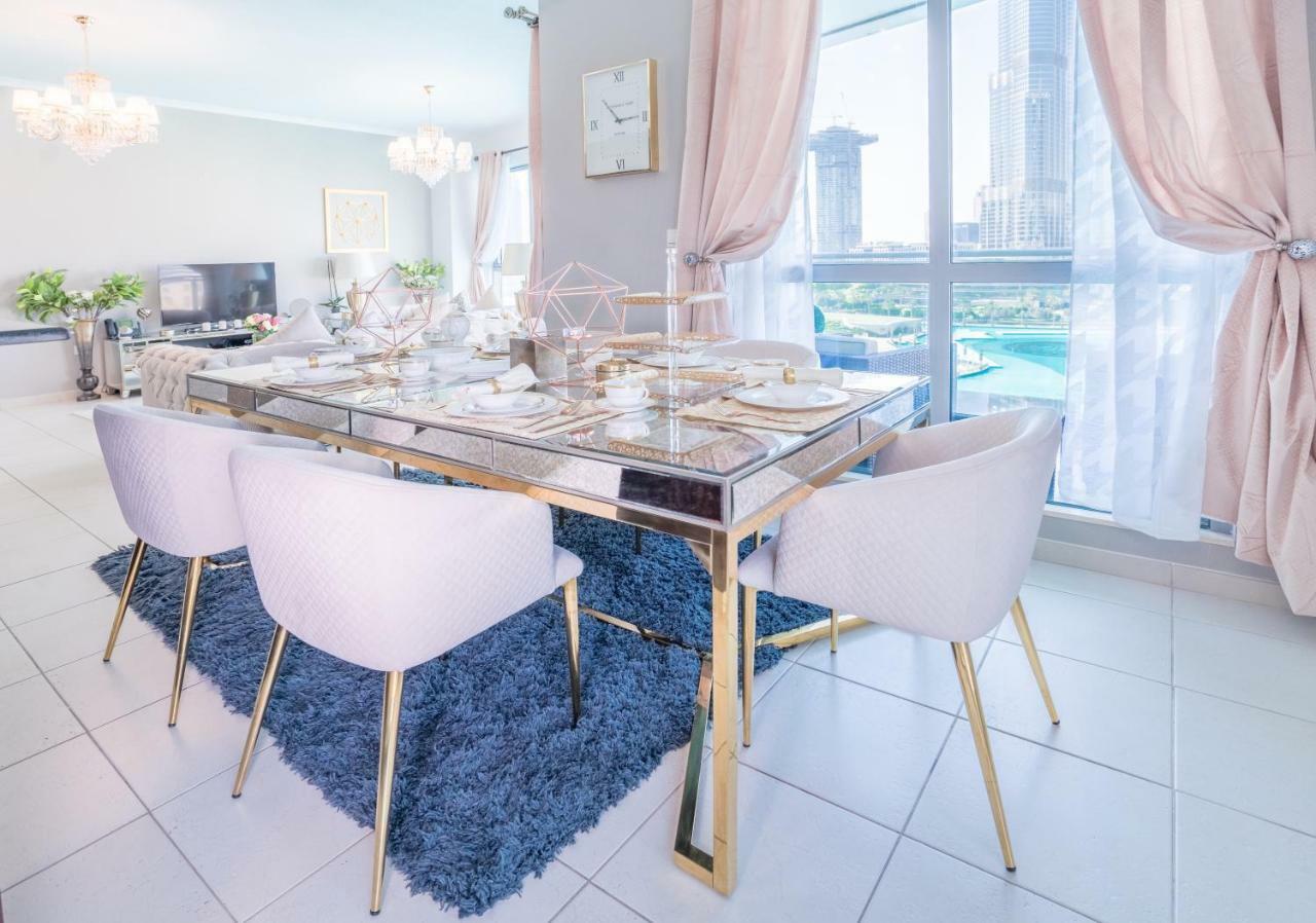 Elite Royal Apartment - Full Burj Khalifa & Fountain View - Opal - 2 Bedrooms Plus 1 Open Bedroom Without Partition Dubai Exteriör bild
